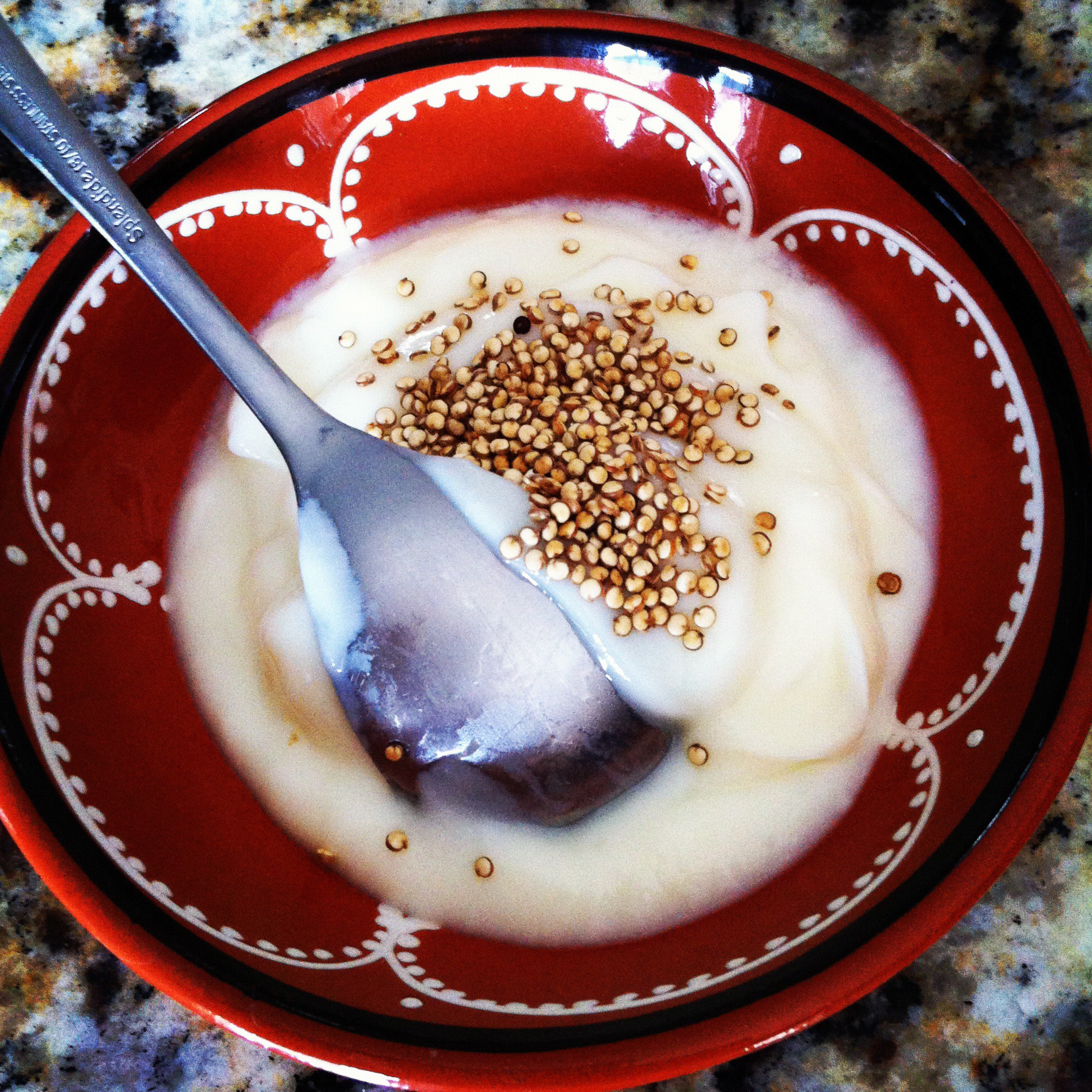 Quinoa con Yogurt Tisana