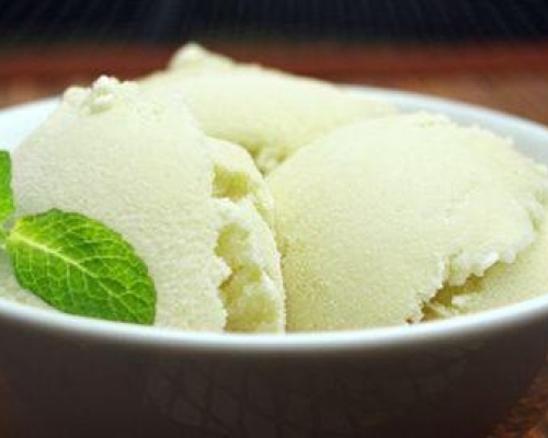 Helado de menta